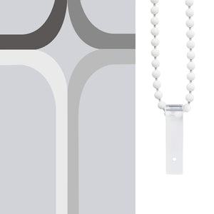 Tenda a Rullo per Doccia 120x240 cm con Motivo a Quadrati