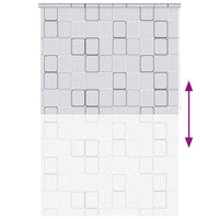 Tenda a Rullo per Doccia 140x240 cm Quadrati 142850