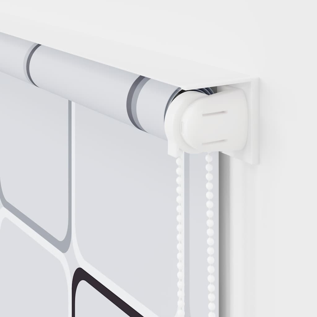 Tenda a Rullo per Doccia 140x240 cm Quadrati 142850