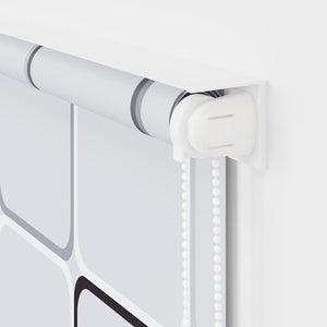 Tenda a Rullo per Doccia 140x240 cm Quadrati 142850