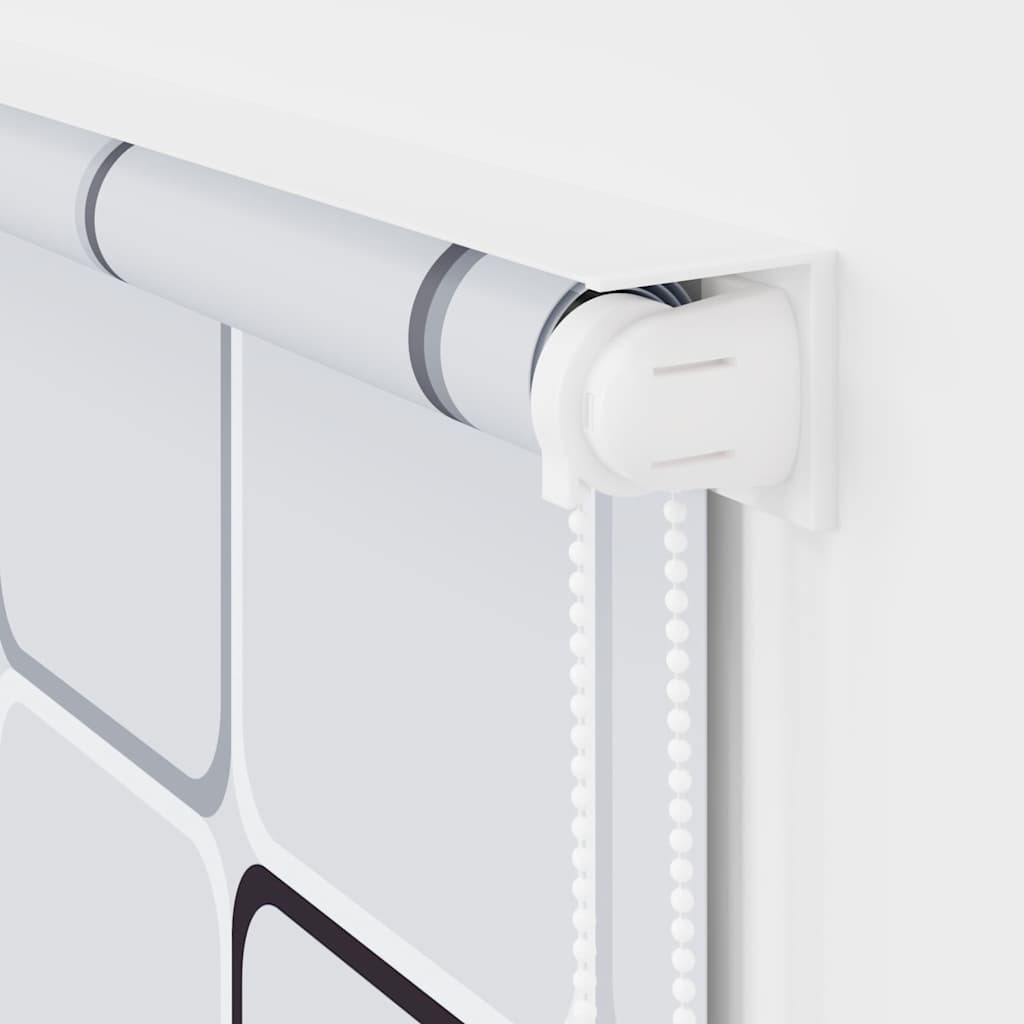 Tenda a Rullo per Doccia 160x240 cm Quadrati 142851