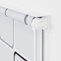 Tenda a Rullo per Doccia 160x240 cm Quadrati 142851