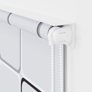 Tenda a Rullo per Doccia 160x240 cm Quadrati 142851