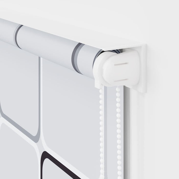 Tenda a Rullo per Doccia 160x240 cm Quadrati 142851