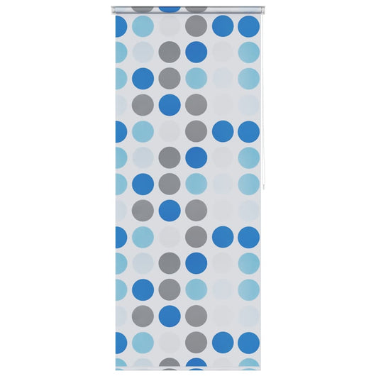 Tenda a Rullo per Doccia 80x240 cm con Motivo a Cerchi 142853