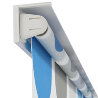 Tenda a Rullo per Doccia 100x240 cm con Motivo a Cerchi 142854