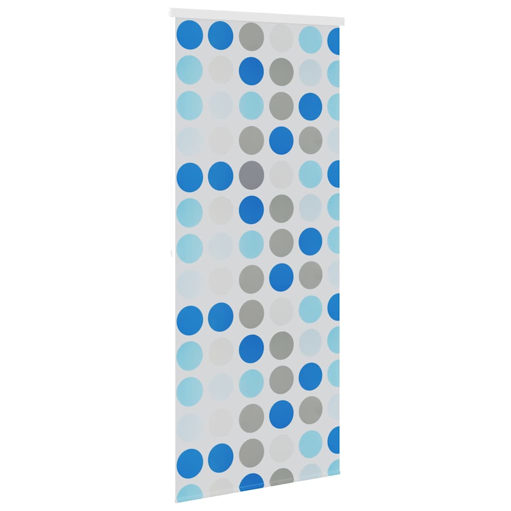 Tenda a Rullo per Doccia 100x240 cm con Motivo a Cerchi  cod mxl 19118