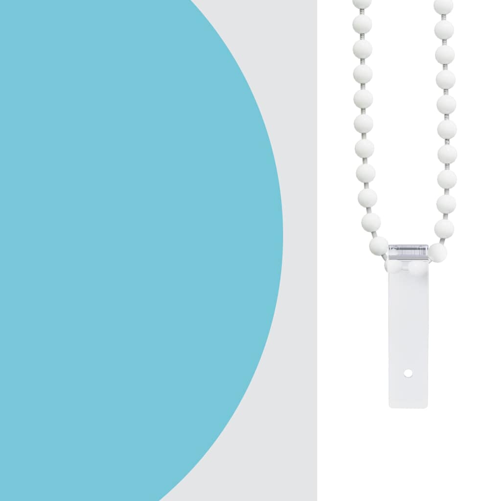 Tenda a Rullo per Doccia 100x240 cm con Motivo a Cerchi  cod mxl 19118