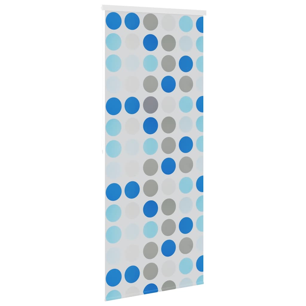 Tenda a Rullo per Doccia 120x240 cm con Motivo a Cerchi 142855