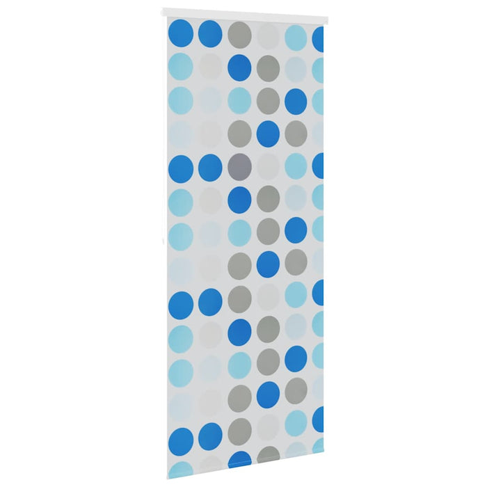 Tenda a Rullo per Doccia 120x240 cm con Motivo a Cerchi 142855