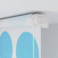 Tenda a Rullo per Doccia 120x240 cm con Motivo a Cerchi 142855