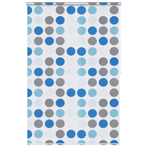Tenda a Rullo per Doccia 140x240 cm con Motivo a Cerchi  cod mxl 12792