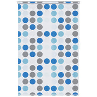 Tenda a Rullo per Doccia 160x240 cm con Motivo a Cerchi 142857