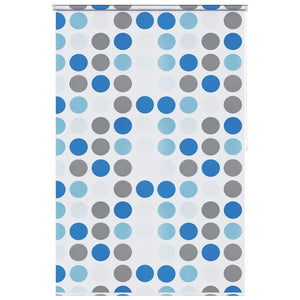 Tenda a Rullo per Doccia 160x240 cm con Motivo a Cerchi 142857