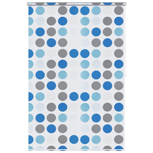 Tenda a Rullo per Doccia 160x240 cm con Motivo a Cerchi 142857