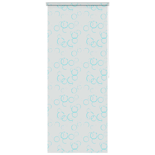 Tenda a Rullo per Doccia 80x240 cm con Motivo a Bolle 142865