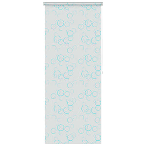 Tenda a Rullo per Doccia 80x240 cm con Motivo a Bolle