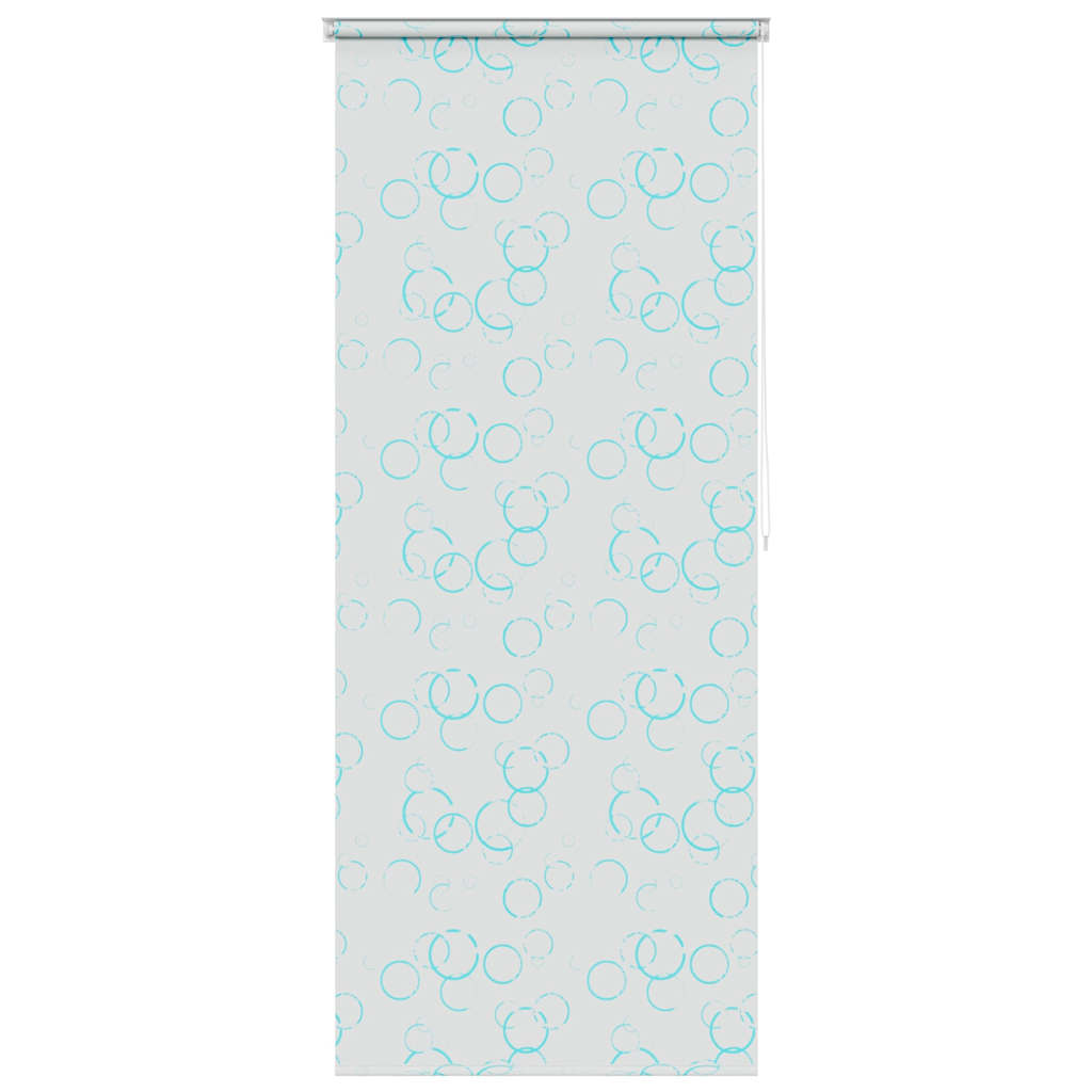 Tenda a Rullo per Doccia 100x240 cm con Motivo a Bolle 142866