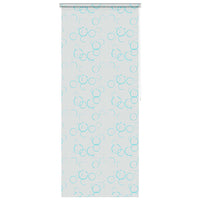 Tenda a Rullo per Doccia 100x240 cm con Motivo a Bolle 142866