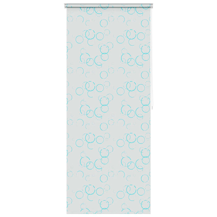 Tenda a Rullo per Doccia 100x240 cm con Motivo a Bolle 142866