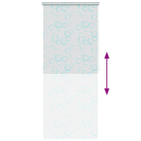 Tenda a Rullo per Doccia 100x240 cm con Motivo a Bolle 142866