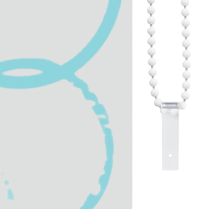 Tenda a Rullo per Doccia 100x240 cm con Motivo a Bolle 142866