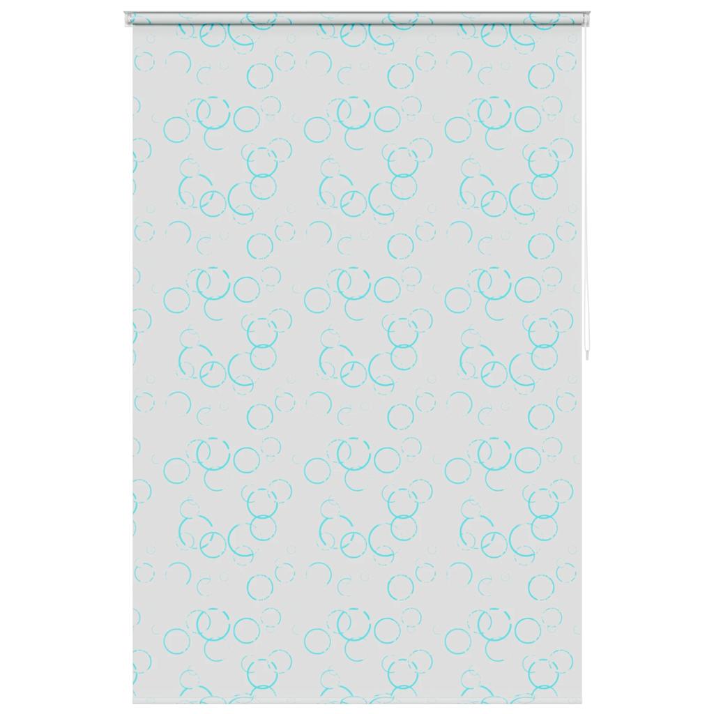 Tenda a Rullo per Doccia 140x240 cm con Motivo a Bolle  cod mxl 7769