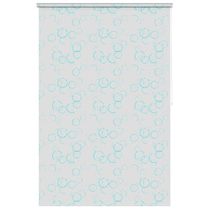 Tenda a Rullo per Doccia 160x240 cm con Motivo a Bolle  cod mxl 5705