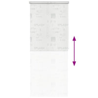 Tenda a Rullo per Doccia 100x240 cm con Scritta Splash  cod mxl 8972