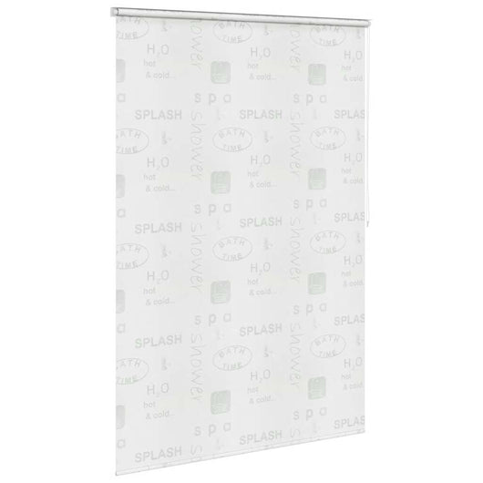 Tenda a Rullo per Doccia 160x240 cm con Scritta Splash  cod mxl 48106