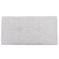 Panca e 2 Pouf in Giunco Grigio 246105