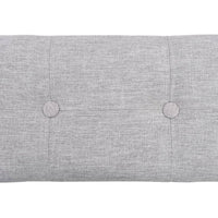 Panca pouf sgabello panca mobili 2 pz giacinto d'acqua grigio 3002178