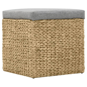 Set Pouf 2 pz in Giunco Grigio 246109