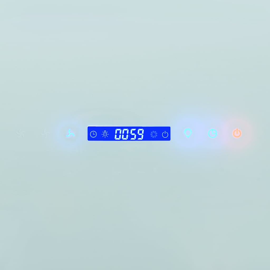 Cappa Aspirante a Muro Acciaio Inox 756 m³/h 60 cm Bianca 50702