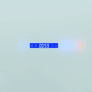 Cappa Aspirante a Muro Acciaio Inox 756 m³/h 60 cm Bianca 50702