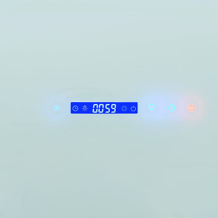 Cappa Aspirante a Muro Acciaio Inox 756 mÂ³/h 60 cm Bianca