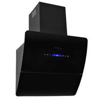 Cappa Aspirante a Muro Acciaio Inox 756 mÂ³/h 60 cm Nera