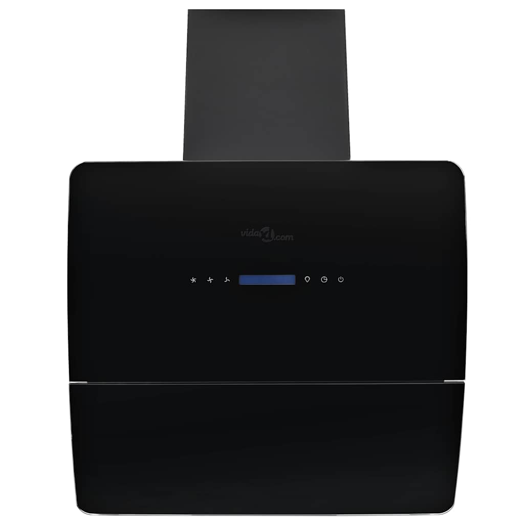 Cappa Aspirante a Muro Acciaio Inox 756 mÂ³/h 60 cm Nera