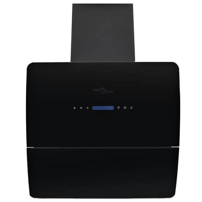 Cappa Aspirante a Muro Acciaio Inox 756 mÂ³/h 60 cm Nera