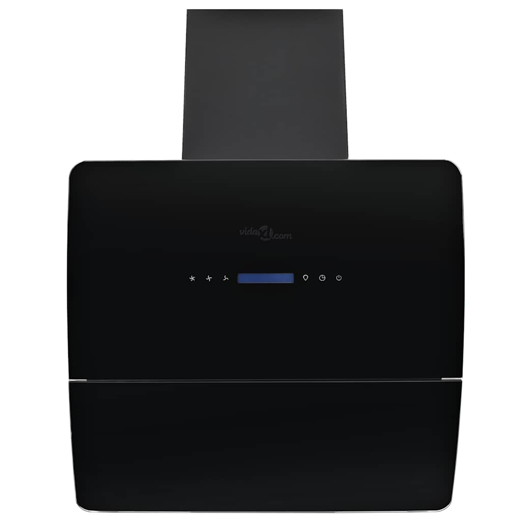 Cappa Aspirante a Muro Acciaio Inox 756 m³/h 60 cm Nera 50703