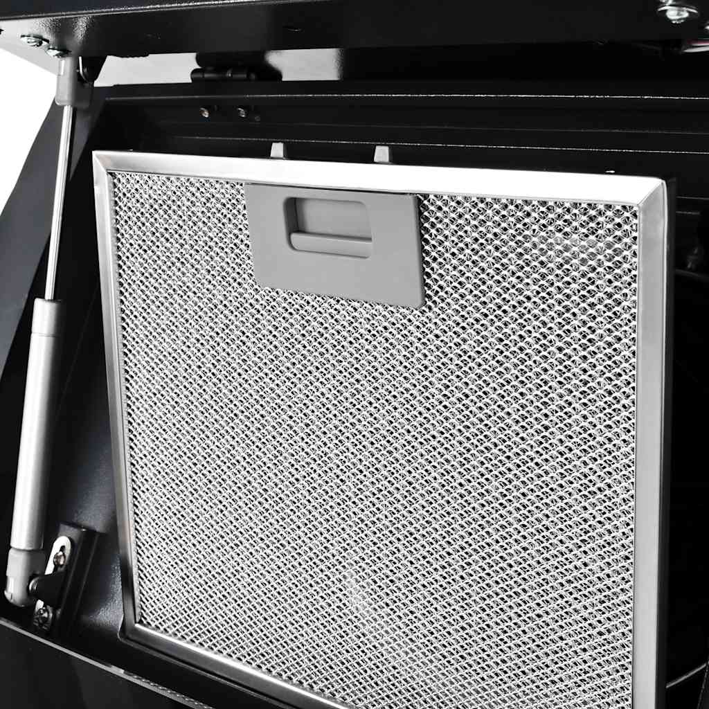 Cappa Aspirante a Muro Acciaio Inox 756 mÂ³/h 60 cm Nera