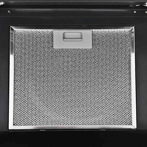 Cappa Aspirante a Muro Acciaio Inox 756 mÂ³/h 60 cm Nera