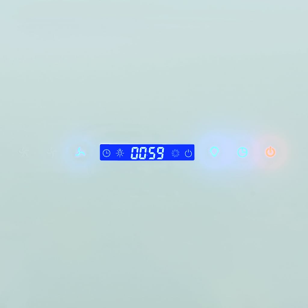 Cappa Aspirante a Muro Acciaio Inox 756 m³/h 90 cm Bianca 50704