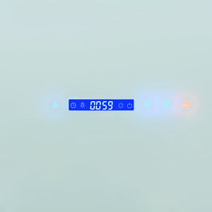 Cappa Aspirante a Muro Acciaio Inox 756 m³/h 90 cm Bianca 50704