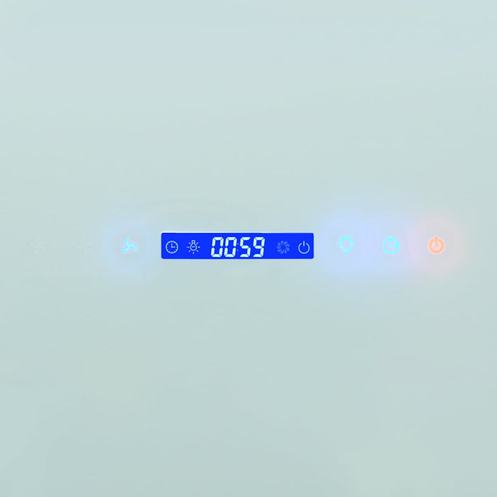 Cappa Aspirante a Muro Acciaio Inox 756 mÂ³/h 90 cm Bianca cod mxl 19697