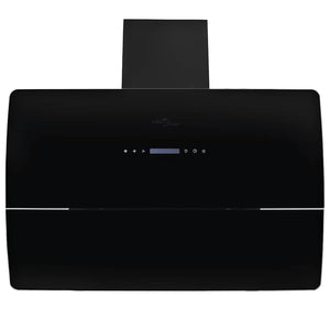 Cappa Aspirante a Muro Acciaio Inox 756 m³/h 90 cm Nera 50705