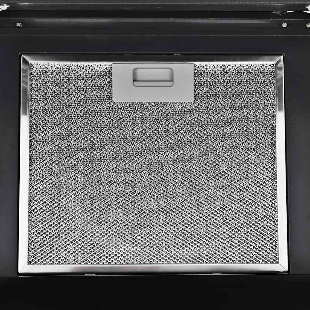 Cappa Aspirante a Muro Acciaio Inox 756 m³/h 90 cm Nera 50705