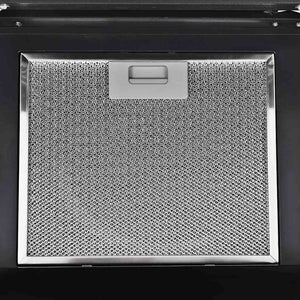 Cappa Aspirante a Muro Acciaio Inox 756 m³/h 90 cm Nera 50705