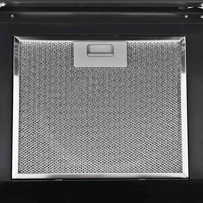 Cappa Aspirante a Muro Acciaio Inox 756 mÂ³/h 90 cm Nera cod mxl 13303