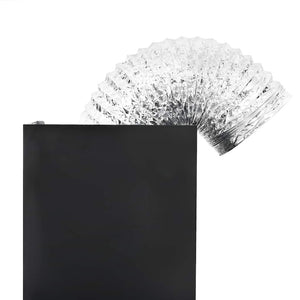 Cappa Aspirante a Muro Acciaio Inox 756 m³/h 90 cm Nera 50705